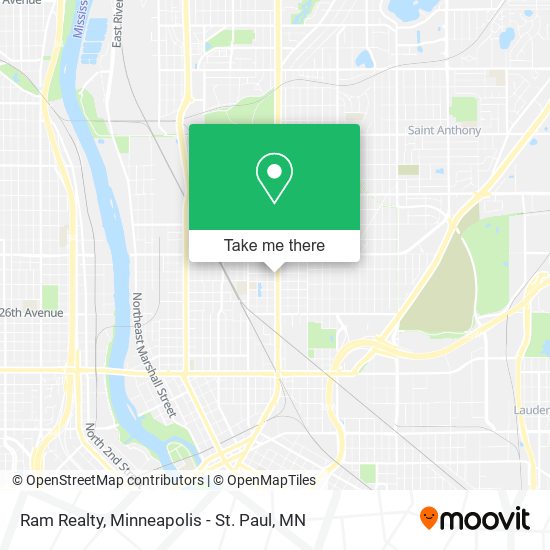 Ram Realty map