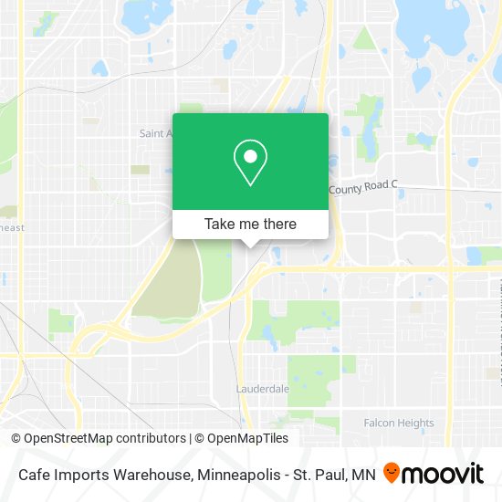 Cafe Imports Warehouse map