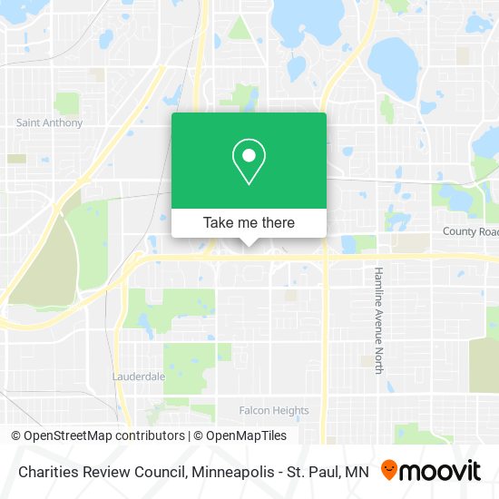 Charities Review Council map