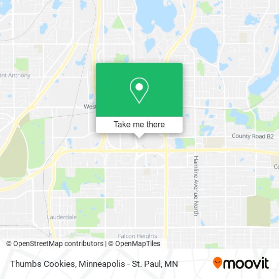 Thumbs Cookies map