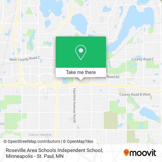 Mapa de Roseville Area Schools Independent School