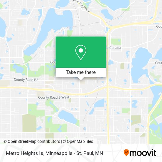 Metro Heights Is map