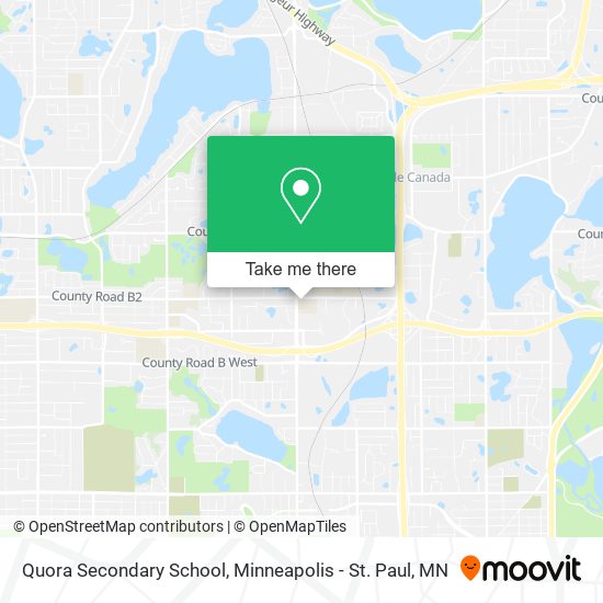 Quora Secondary School map