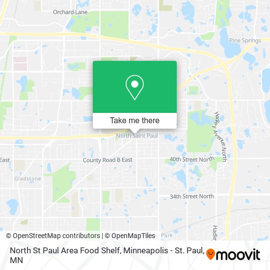 North St Paul Area Food Shelf map