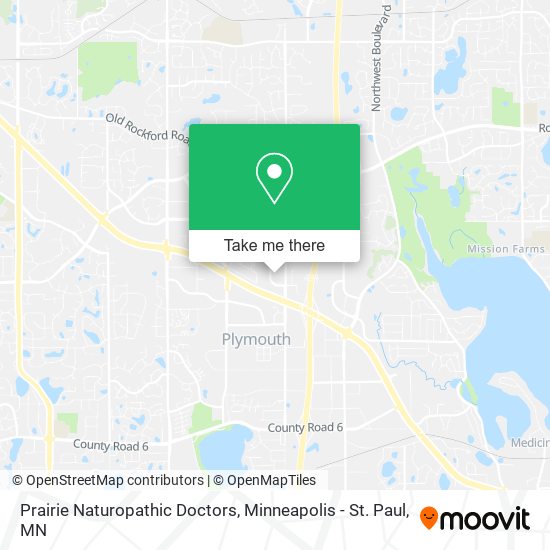 Mapa de Prairie Naturopathic Doctors