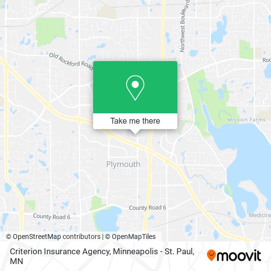 Criterion Insurance Agency map