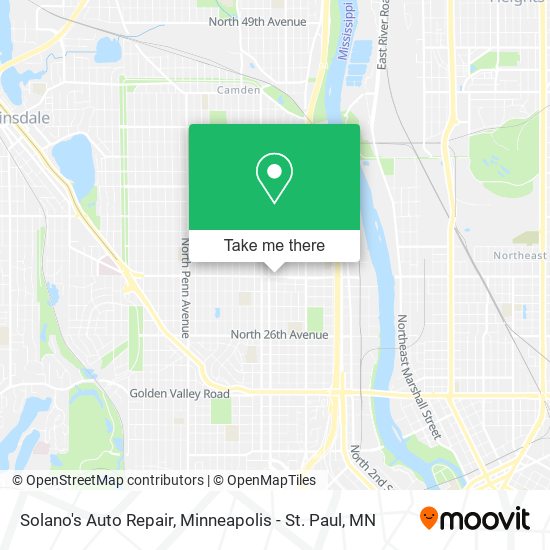 Solano's Auto Repair map