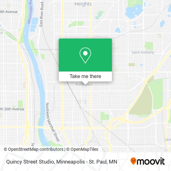 Quincy Street Studio map