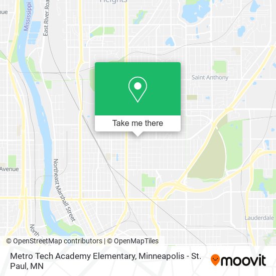 Metro Tech Academy Elementary map