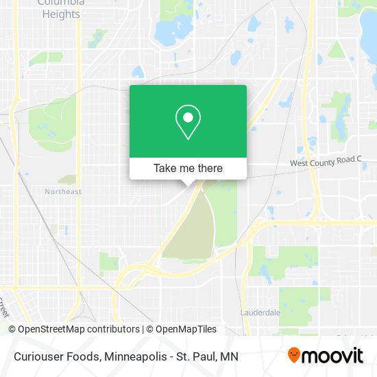 Curiouser Foods map