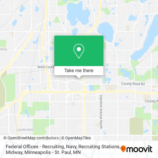 Federal Offices - Recruiting, Navy, Recruiting Stations, Midway map