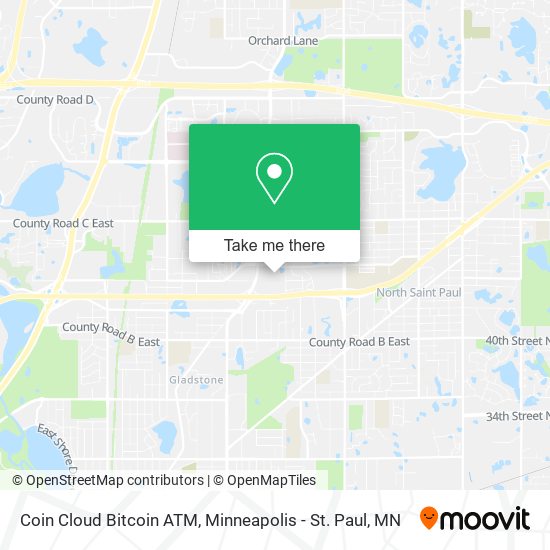 Coin Cloud Bitcoin ATM map