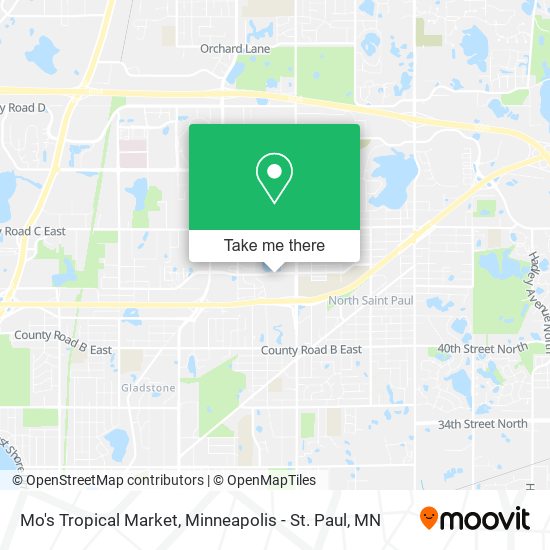 Mapa de Mo's Tropical Market