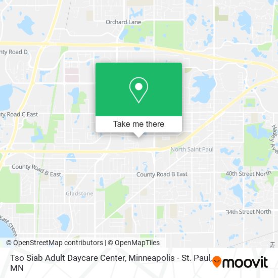 Tso Siab Adult Daycare Center map