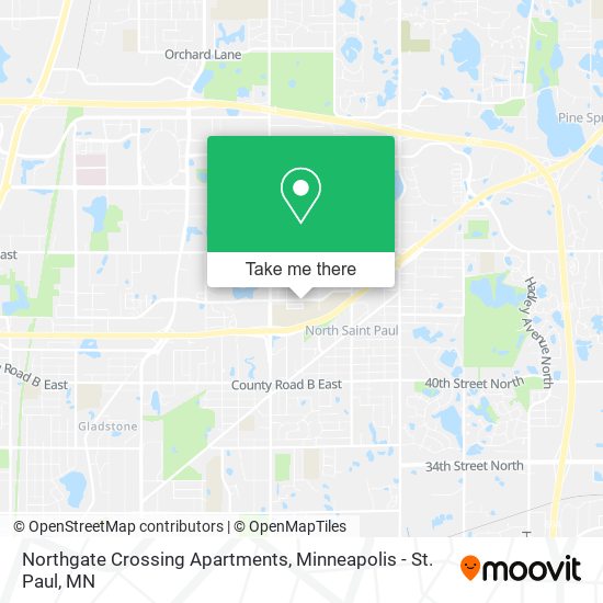 Northgate Crossing Apartments map