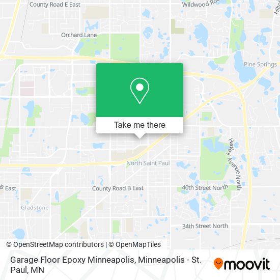 Garage Floor Epoxy Minneapolis map