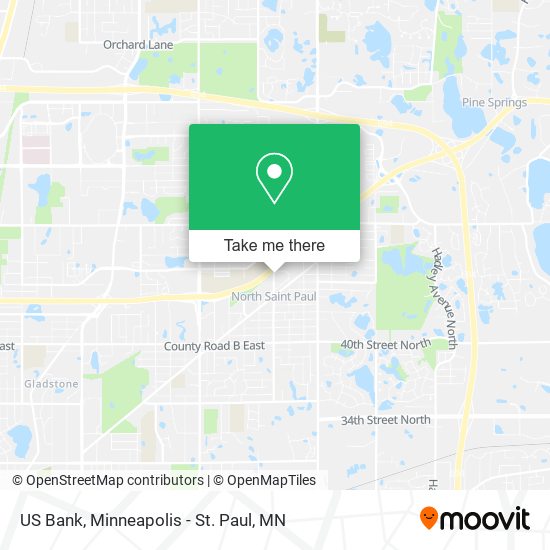 US Bank map