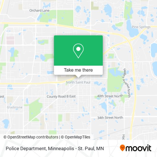 Police Department map
