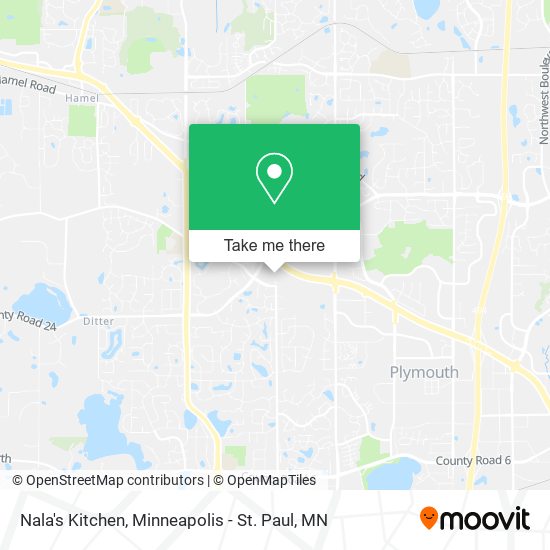 Nala's Kitchen map