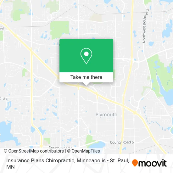 Insurance Plans Chiropractic map