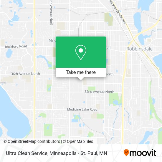 Ultra Clean Service map