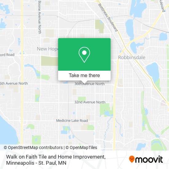 Walk on Faith Tile and Home Improvement map