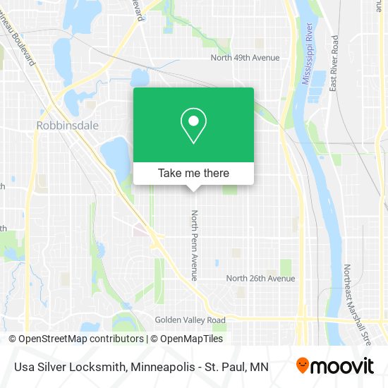 Usa Silver Locksmith map