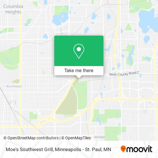 Moe's Southwest Grill map