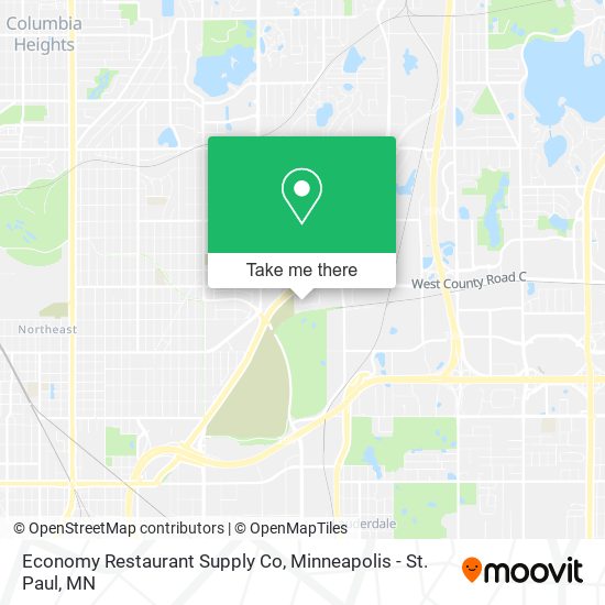 Economy Restaurant Supply Co map