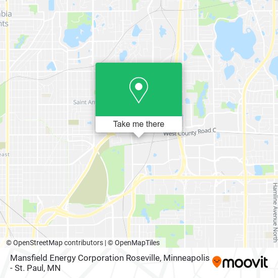 Mansfield Energy Corporation Roseville map