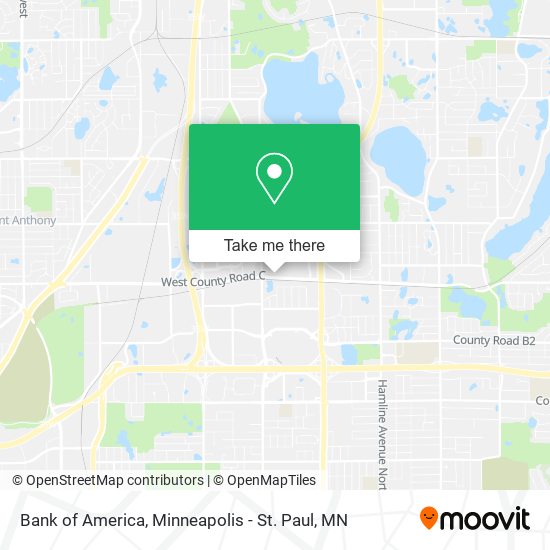 Bank of America map