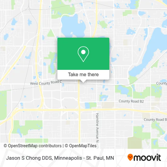 Jason S Chong DDS map