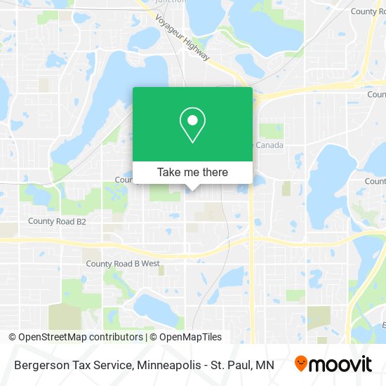 Bergerson Tax Service map