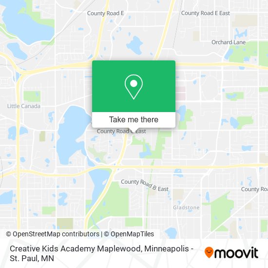 Mapa de Creative Kids Academy Maplewood