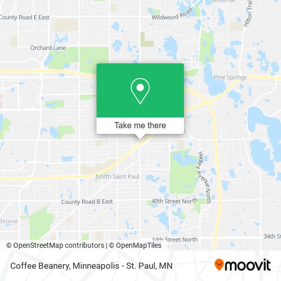 Coffee Beanery map