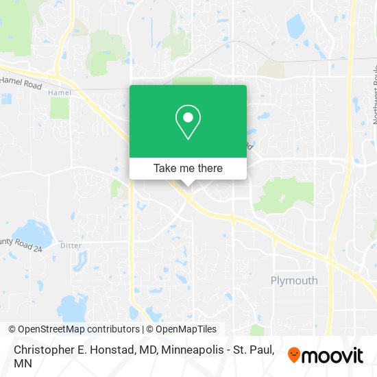 Christopher E. Honstad, MD map