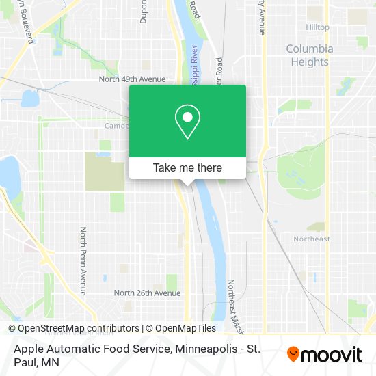 Apple Automatic Food Service map