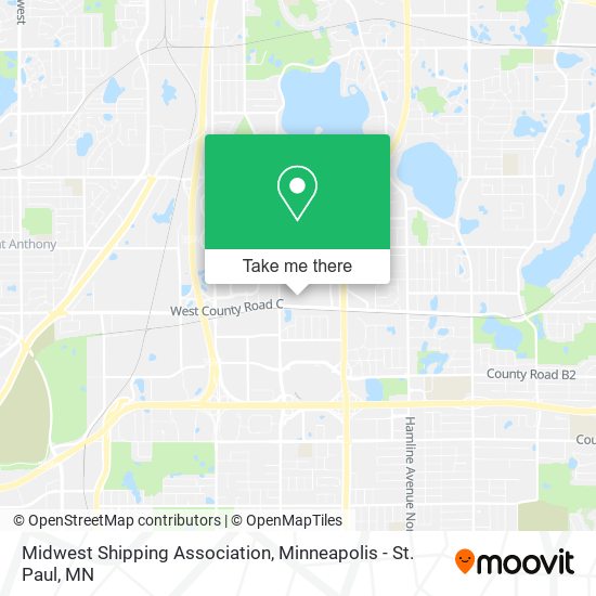 Midwest Shipping Association map