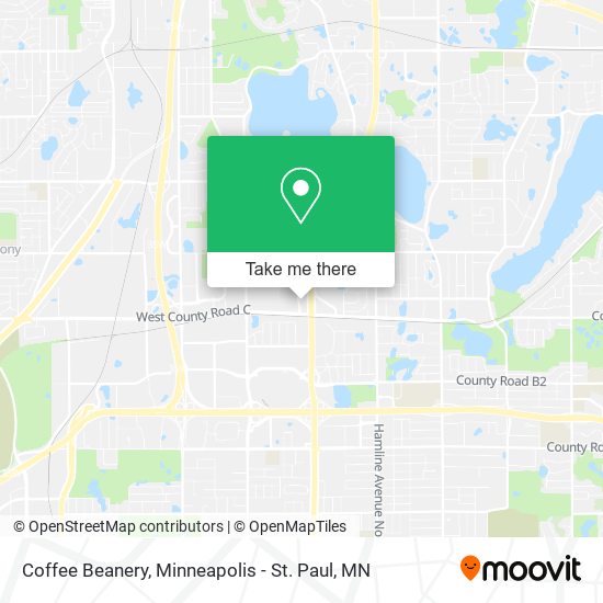 Coffee Beanery map