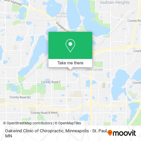 Mapa de Oakwind Clinic of Chiropractic