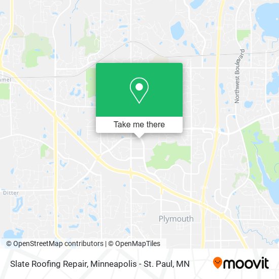 Slate Roofing Repair map