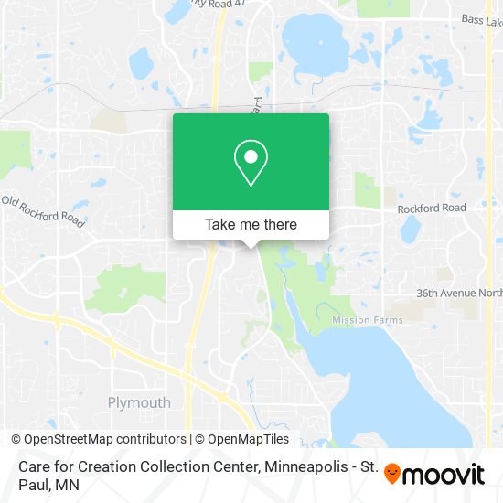 Care for Creation Collection Center map