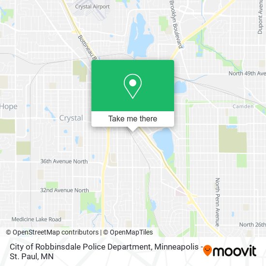Mapa de City of Robbinsdale Police Department