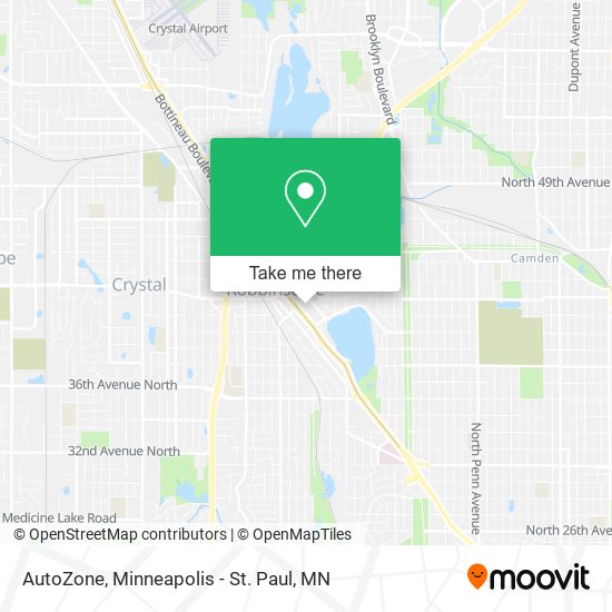 AutoZone map
