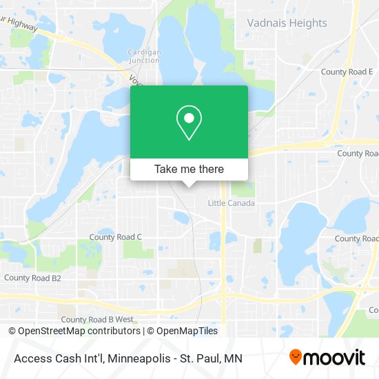 Mapa de Access Cash Int'l