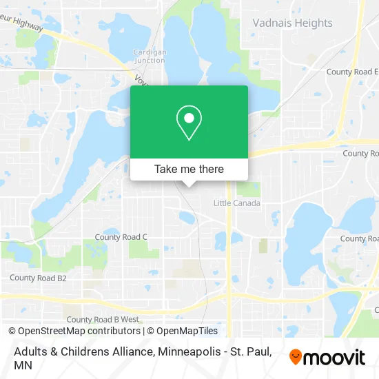 Adults & Childrens Alliance map