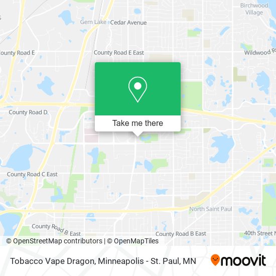 Tobacco Vape Dragon map