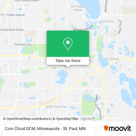 Mapa de Coin Cloud DCM