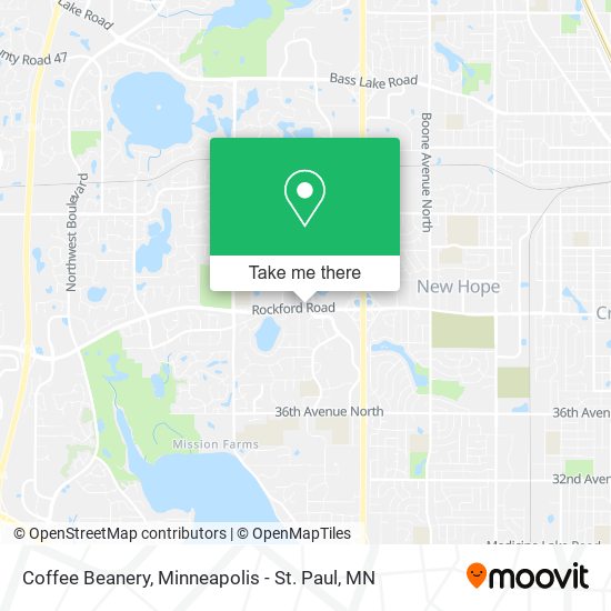 Mapa de Coffee Beanery