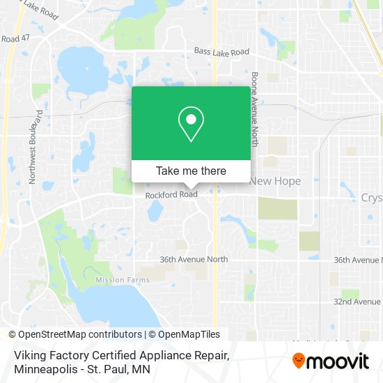 Viking Factory Certified Appliance Repair map